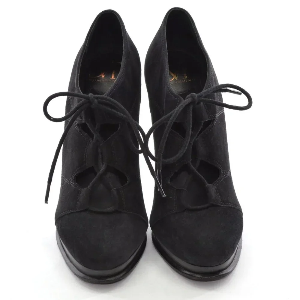 Diane von Furstenberg Guardian Lace Booties 8.5